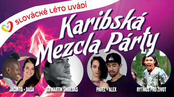 Karibská Mezcla party na Slováckém létě 2017